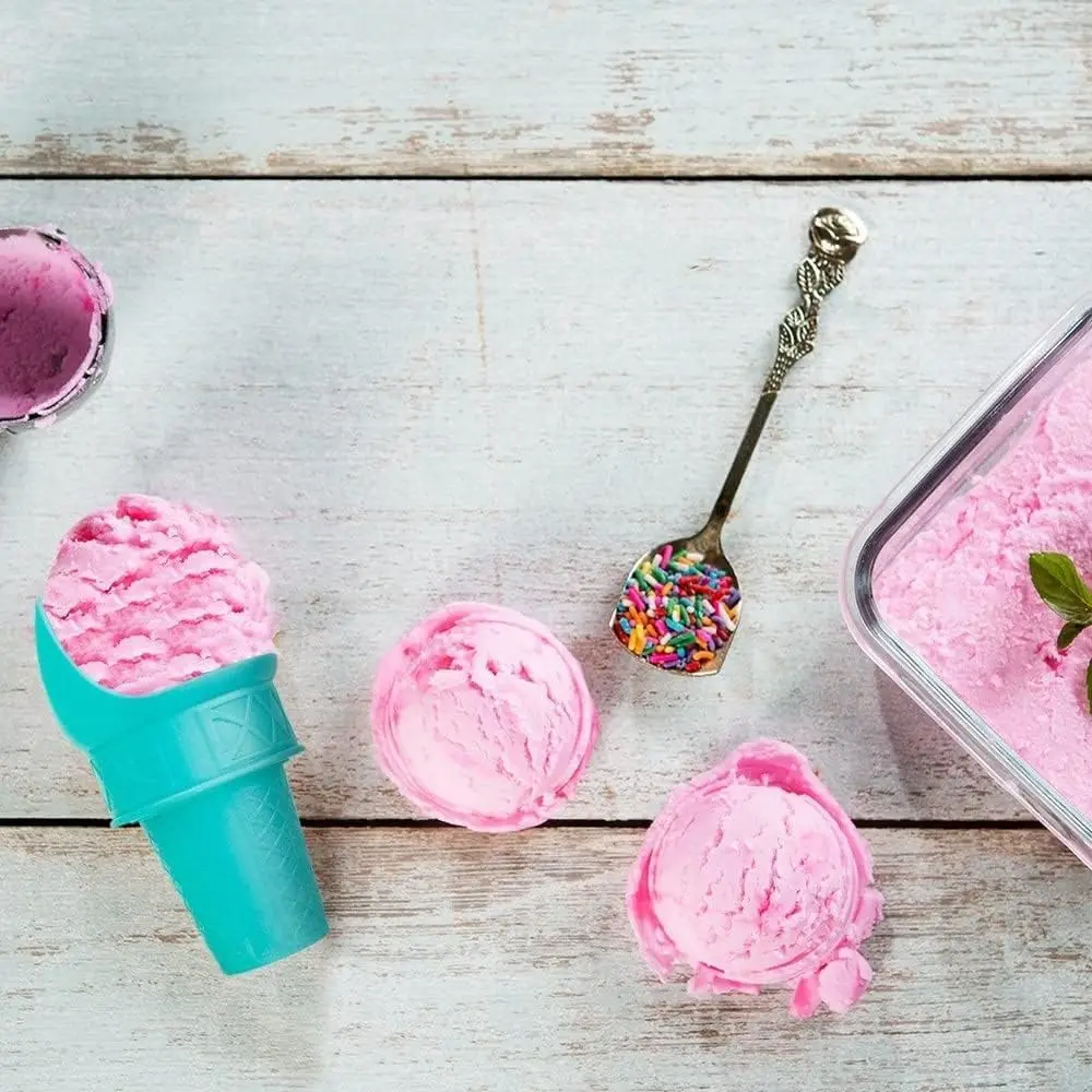 Ice Cream Scoop Children's Ice Cream Scoop Reusable Plastic Children's Food Grade Plastic Cup