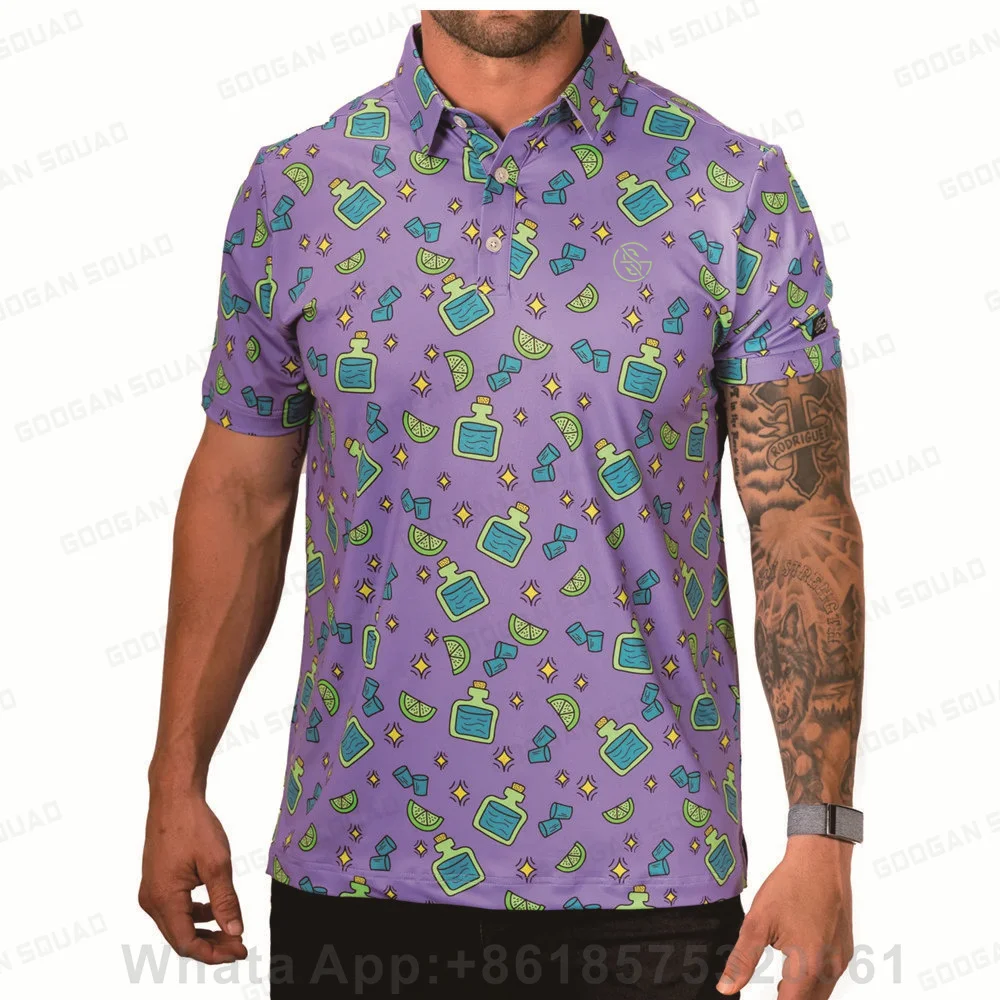 Polo Shirt For Men Leisure Short-sleeved Patchwork Men's Polos Quality Casual Summer Brand Men Clothing Golf Men Polo Shirts 24