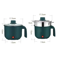 Mini cuiseur à riz électrique antiadhésif, Machine de cuisson multifonction simple/Double couche, marmite chaude pour usage domestique 6