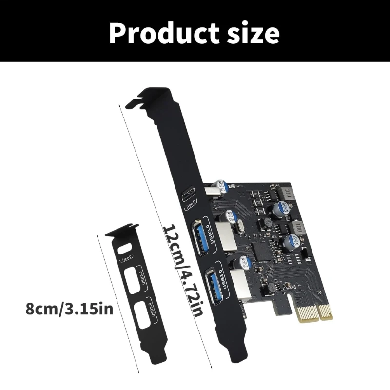 USB PCIExpress Card with 18W Power Delivery 3 port USB PCIE Fast Speed for PC Expansion Adapter Card Dropship