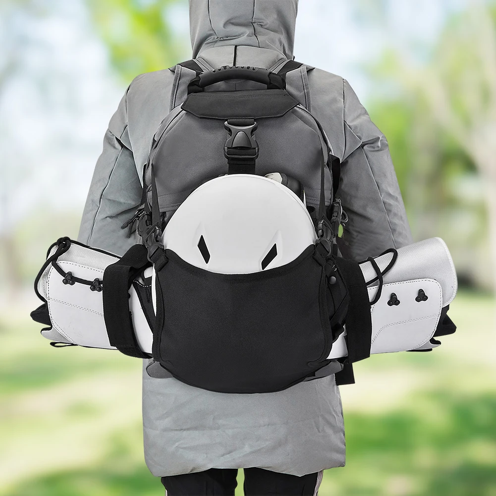 30L Outdoor Skating Backpack with Adjustable Fastening Straps Ski Storage Backpack Waterproof Ski Travel Bag Skiing Accessories - Image 2