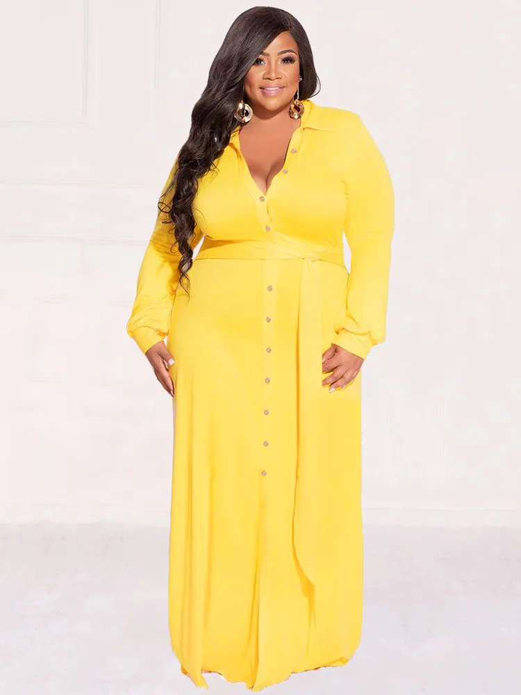 Robe Longue Féminine Mave Grande Taille