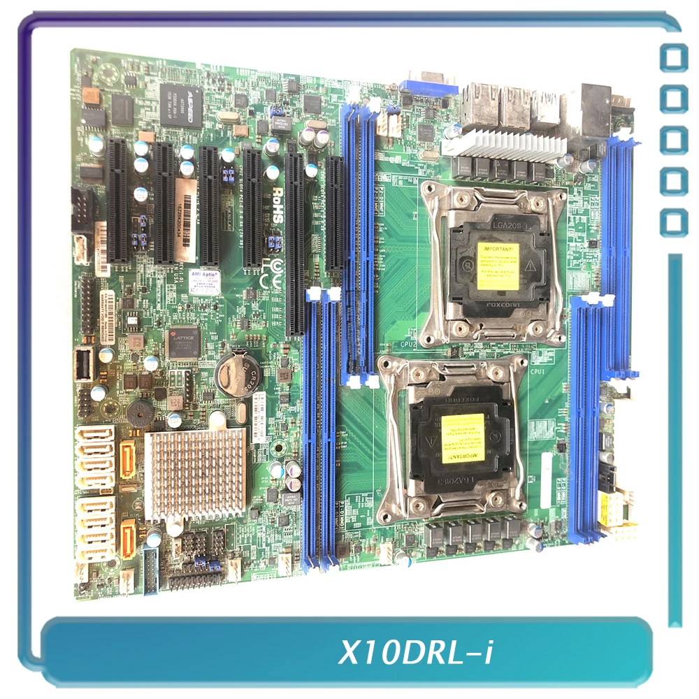 Two-Way Server Motherboard For Supermicro X10DRL-i LGA 2011 DDR4 Support E5-2600 V3 V4 High Quality 3 Two-Way Server Motherboard For Supermicro X10DRL-i LGA 2011 DDR4 Support E5-2600 V3 V4 High Quality