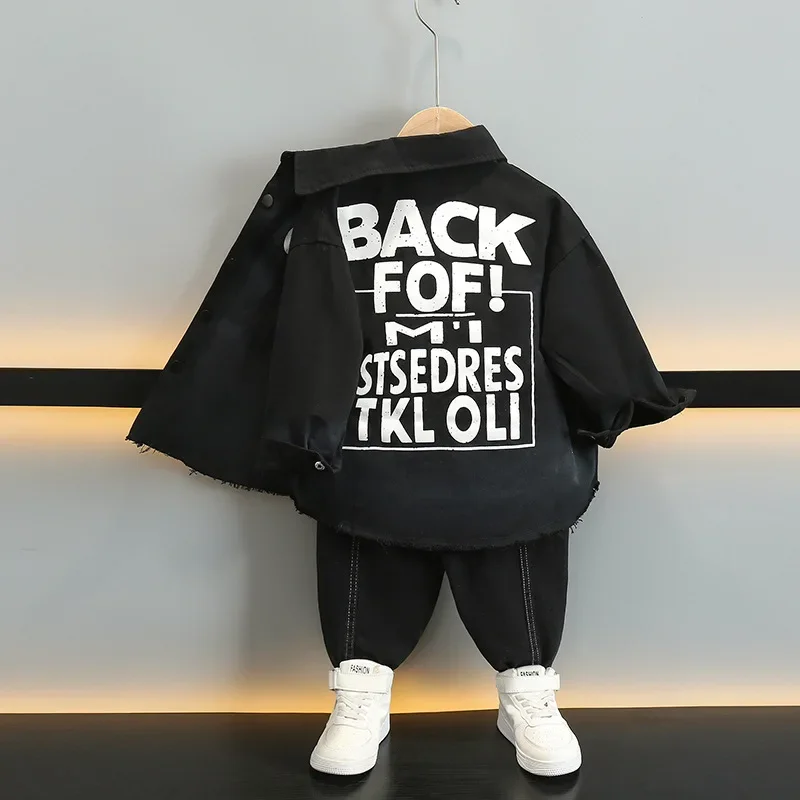Stylish Long Sleeve Shirt Jacket for Boys Autumn Fashionable Baby Children's Wear Top Quality Material Comfortable Fit