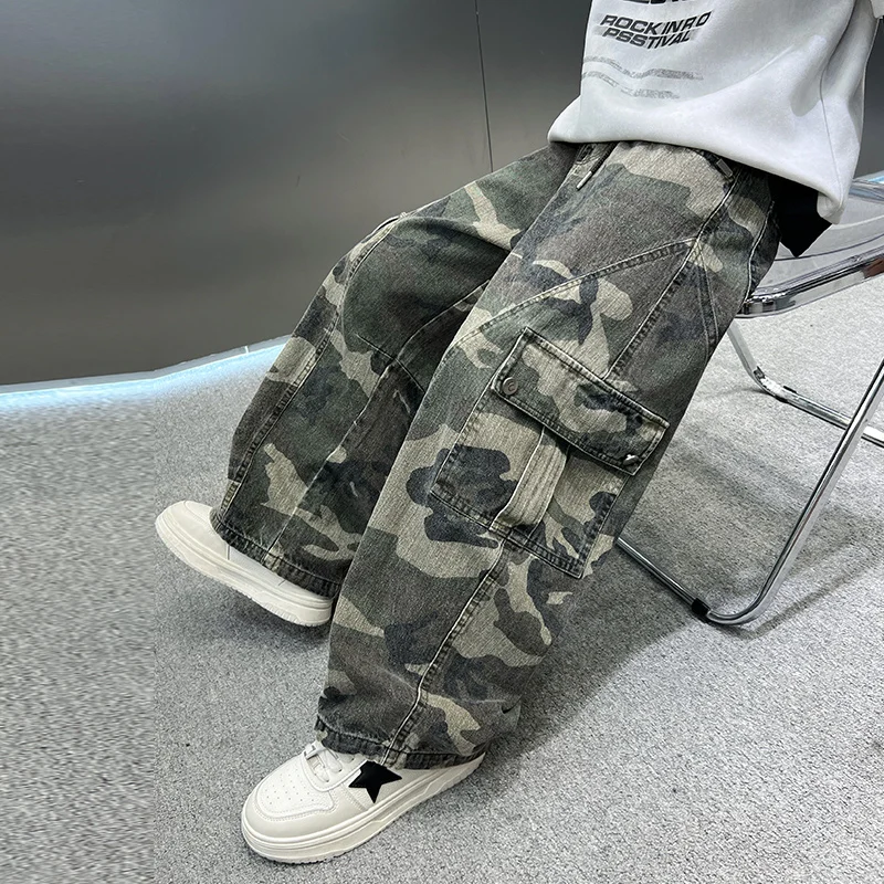 Boys Camo Pants 6