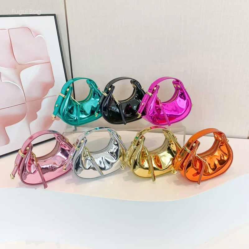 Women's Handbag New Trend Versatile Fashion Dinner High-end Exquisite Solid Color Lipstick Headphone Bag High-end Mini