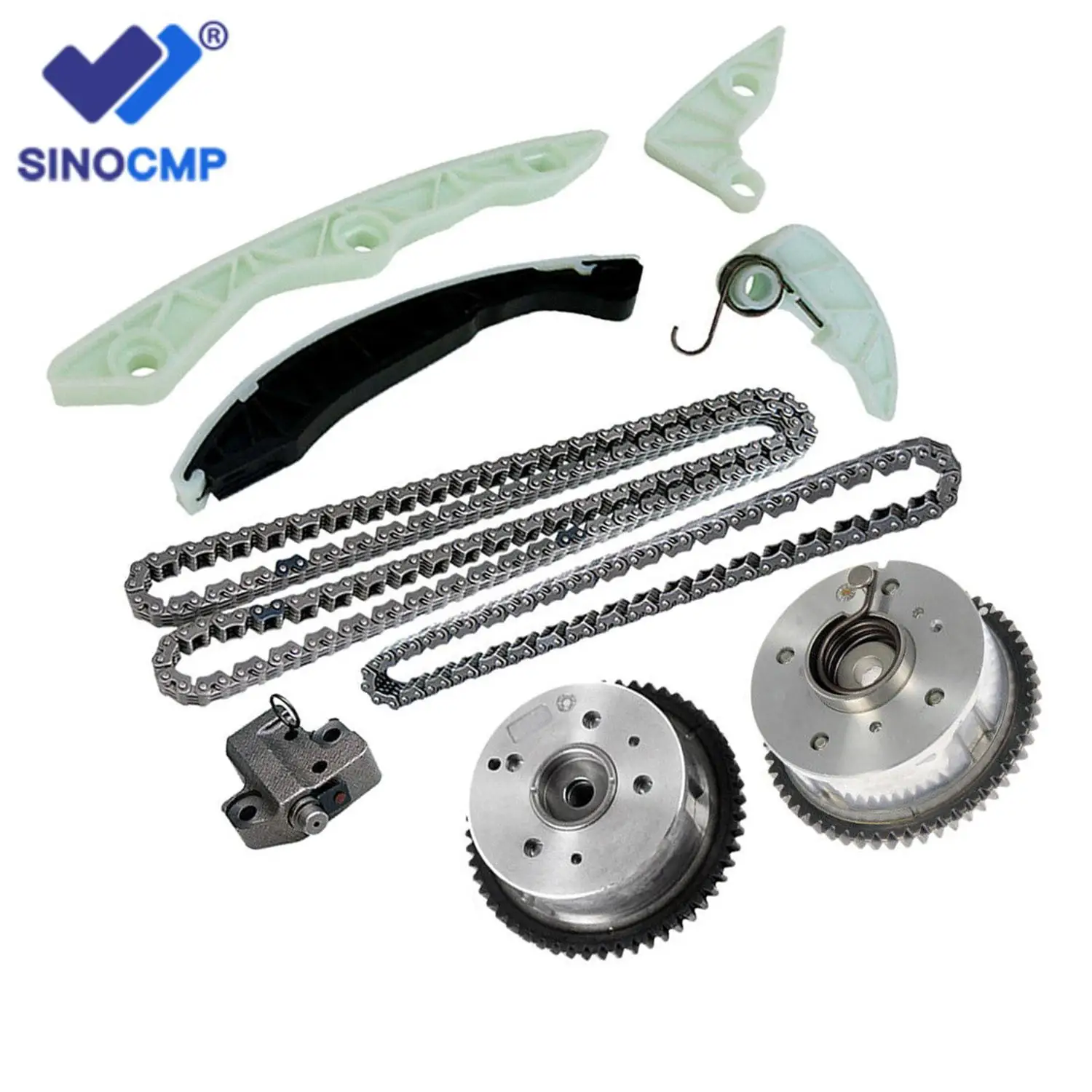 TimingChainKitwIntakeExhaustCamshaftPhaserforMitsubishiLancer