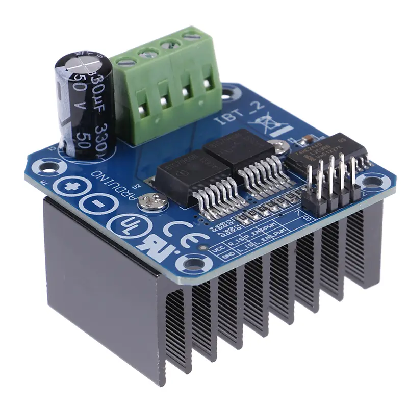 Double BTS7960B DC 43A Stepper Motor Driver H-Bridge PWM For Arduino Smart Car image 2
