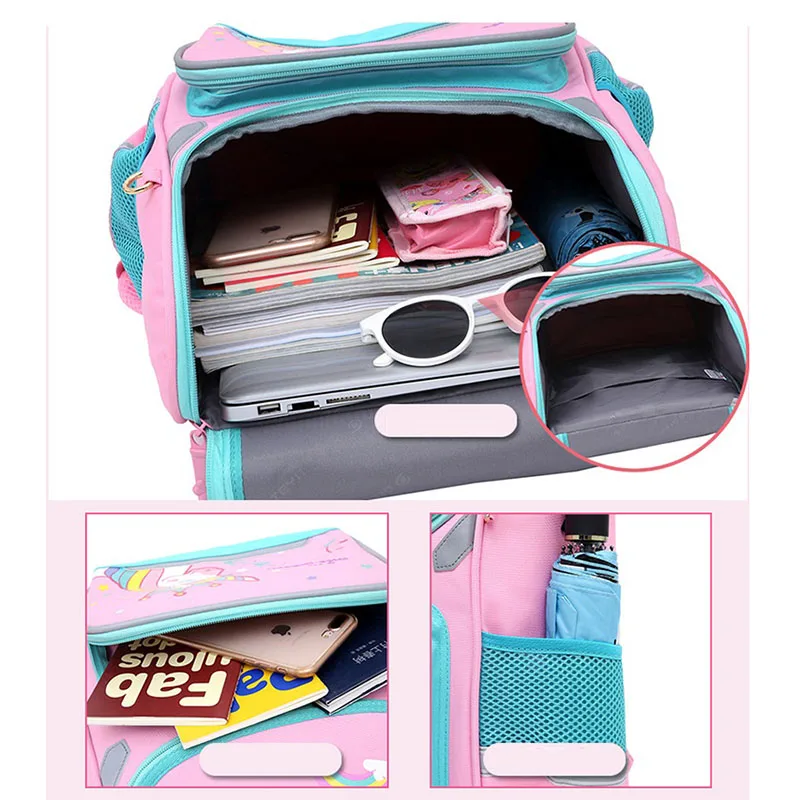 New Trolley School Bags for Girls Wheels Backpack Kids' Luggage Mochilas Escolares Rolling Sac A Dos Enfant Primary Schoolbag