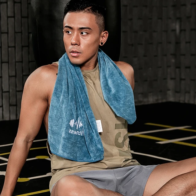 Microfiber Fast Drying Cooling Towel Beach Running Body Non-slip Sports Sweat Gym Yoga Exercise Swimming Fitness Towel 40*95cm 4