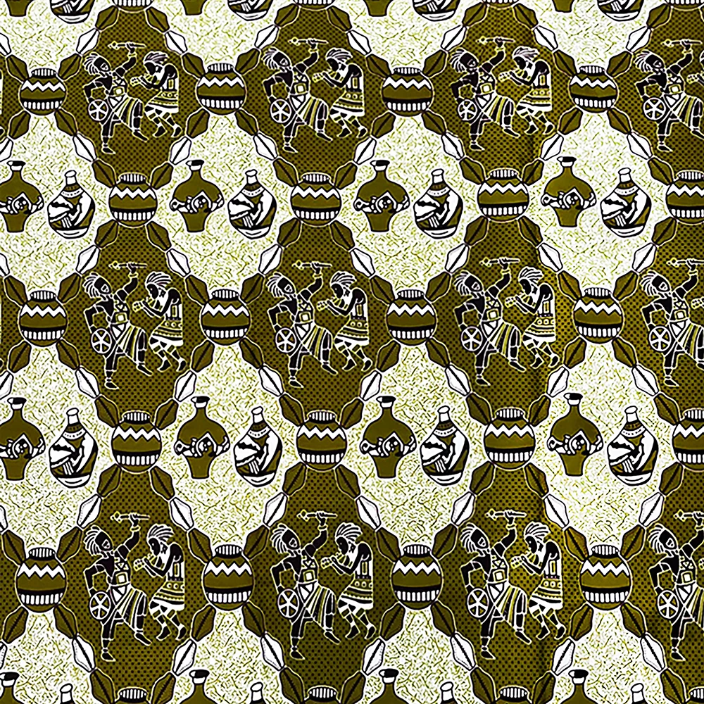 Newest African Wax Fabric Polyester For Sewing Womens Dress Wax Ankara Block Prints Batik Fabric