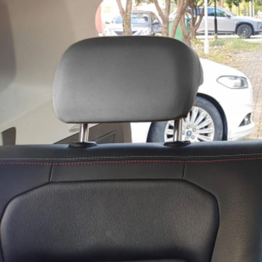 Car headrest cover 1pc stretch cloth for car truck SUV universal seat accessories