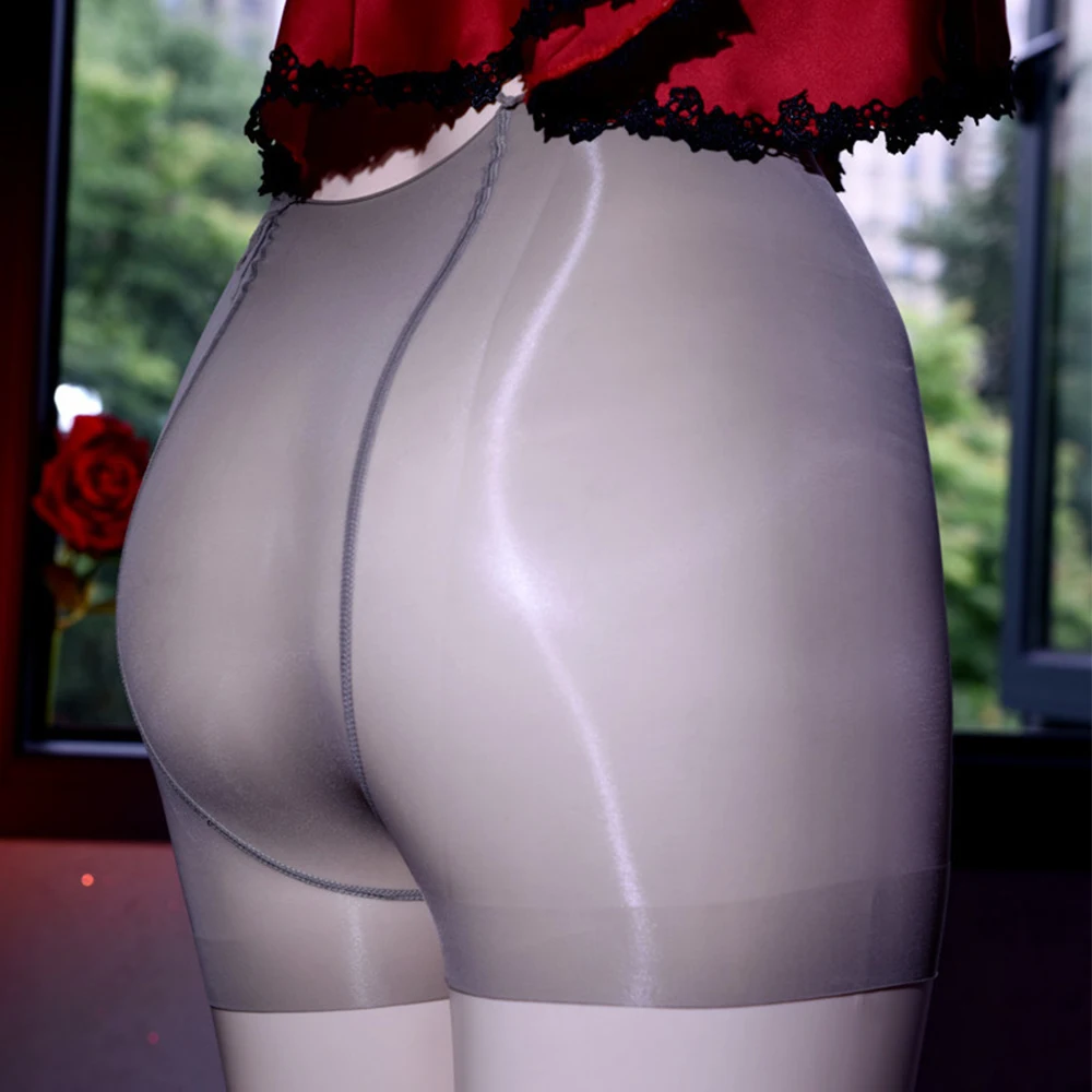 Sexy Women's Plus Size Elastic Transparent Boxer Panties Ladies Silky Underwear Safety Short Pants Boxers Underpants Underwear women shorts underwear