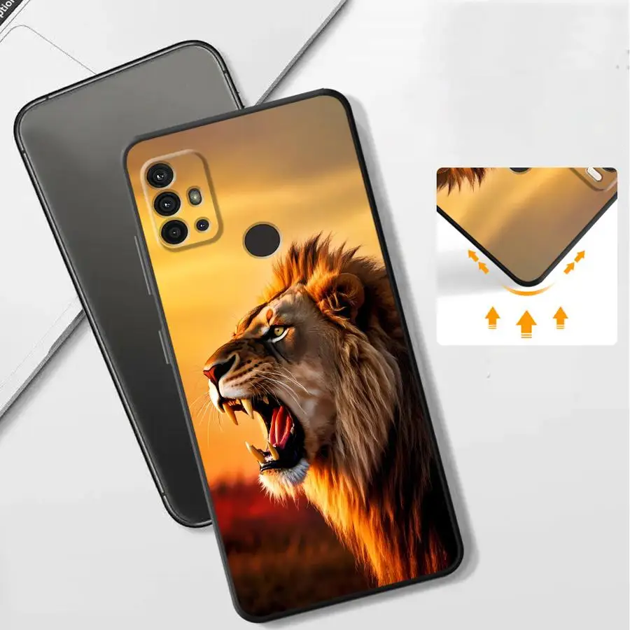 Cool Lion Design Phone Cover Case