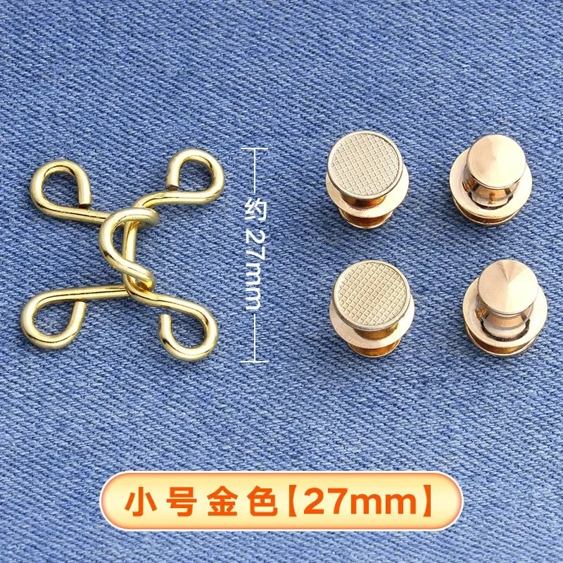 Adjustable Removable Pants Waist Retraction Buckles - Easy Install Jeans Size Adjustment Tool