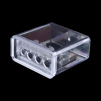 Multifunctional 4 Holes Charcoal Pencil Sharpener Long Lead Core Art Drawing Sketching Pencils Manual Sharpener Drawing Supplies 4