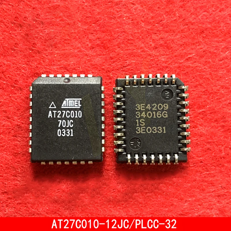 1-5PCS AT27C010 AT27C010-12JC PLCC32 MCU microcontroller chip In Stock 5pcs lot new originai ssg8ctg mc9s08sg8mtg mc9s08sg8ctg tssop16 microcontroller chip