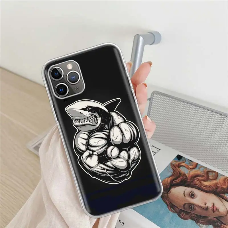 Bodybuilding Gym Fitness muscles Phone Case For Apple Iphone 11 12 Mini 13 Pro Max SE 2020 X XS XR 8 Plus 7 6 6S 5 5S SE Cover S iphone 12 pro max cover