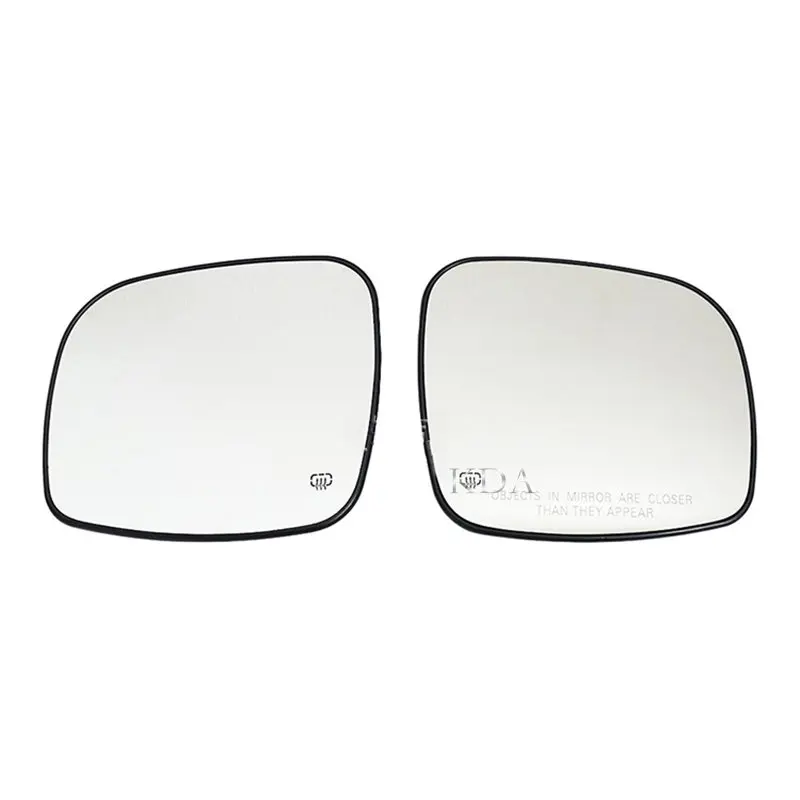 QUARKZMAN Coppia Specchietti Retrovisori Laterali Riscaldati Con Vetro Di Ricambio Per Chrysler Town & Country, Dodge Grand Caravan, Ram C/V (2008-2020)