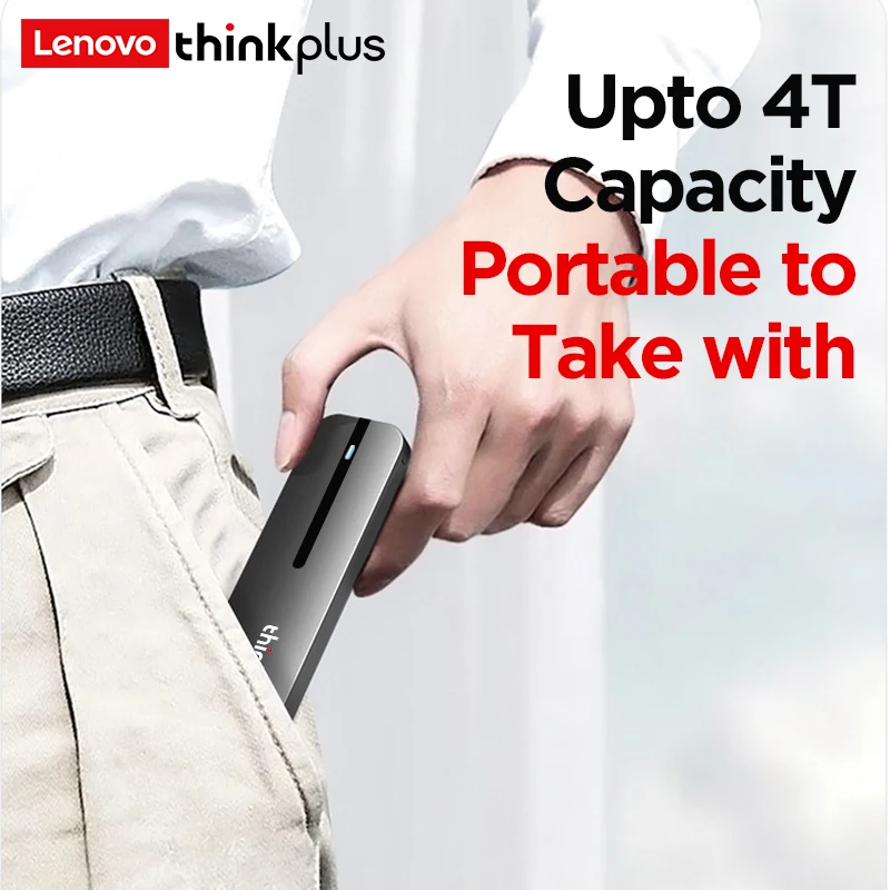 Lenovo thinkplus External SSD 1TB USB 3.2 Gen 2 Portable