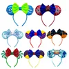 2024 Newest Mickey Mouse Ears Headband Kid Adult Festival Party Sequins Tenia HairBow Hairband Women Girl Hair Accessories Gift 1
