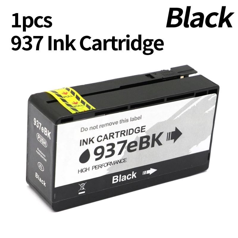 Compatible Pack x4 HP 937e XL (Chip reforzado contra actualizaciones) Cartuchos de Tinta para HP OfficeJet Pro 9110 / 9117 / 9120 / 9122 / 9123 / 9125 / 9128 / 9130 / 9132 / 9133 / 9135 / 9720 / 9730 > Consumibles de impresora > HP > HP - OFFICEJET PRO