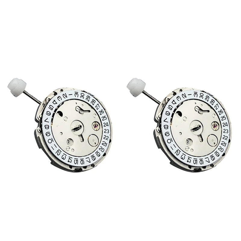 

2X DG2813 White Calendar Date Mechanical Automatic Movement Substitute Miyota 8215 821A Movement