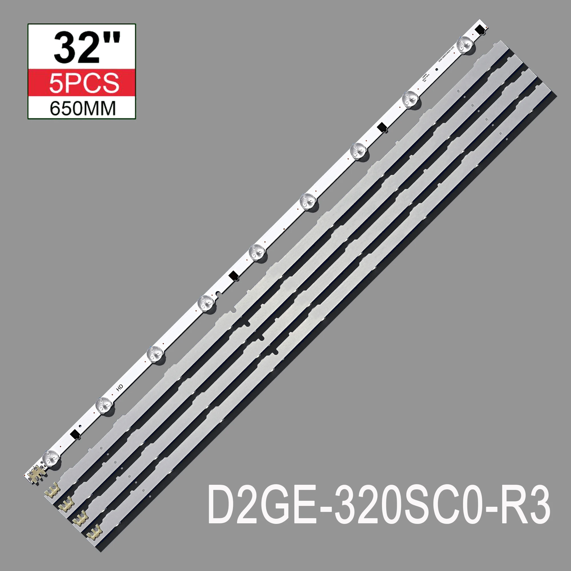 LED Ʈ Ʈ, Ｚ 32 ġ TV D2GE-320SC0-R3 2013SVS32H 2013SVS32F CY-HF320GEV5H, 9LED 650mm, 5  Ʈ
