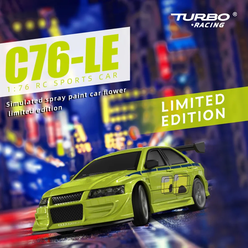 Turbo Racing 1/76 C76 Flat Running Racing MINI RTR Remote Control