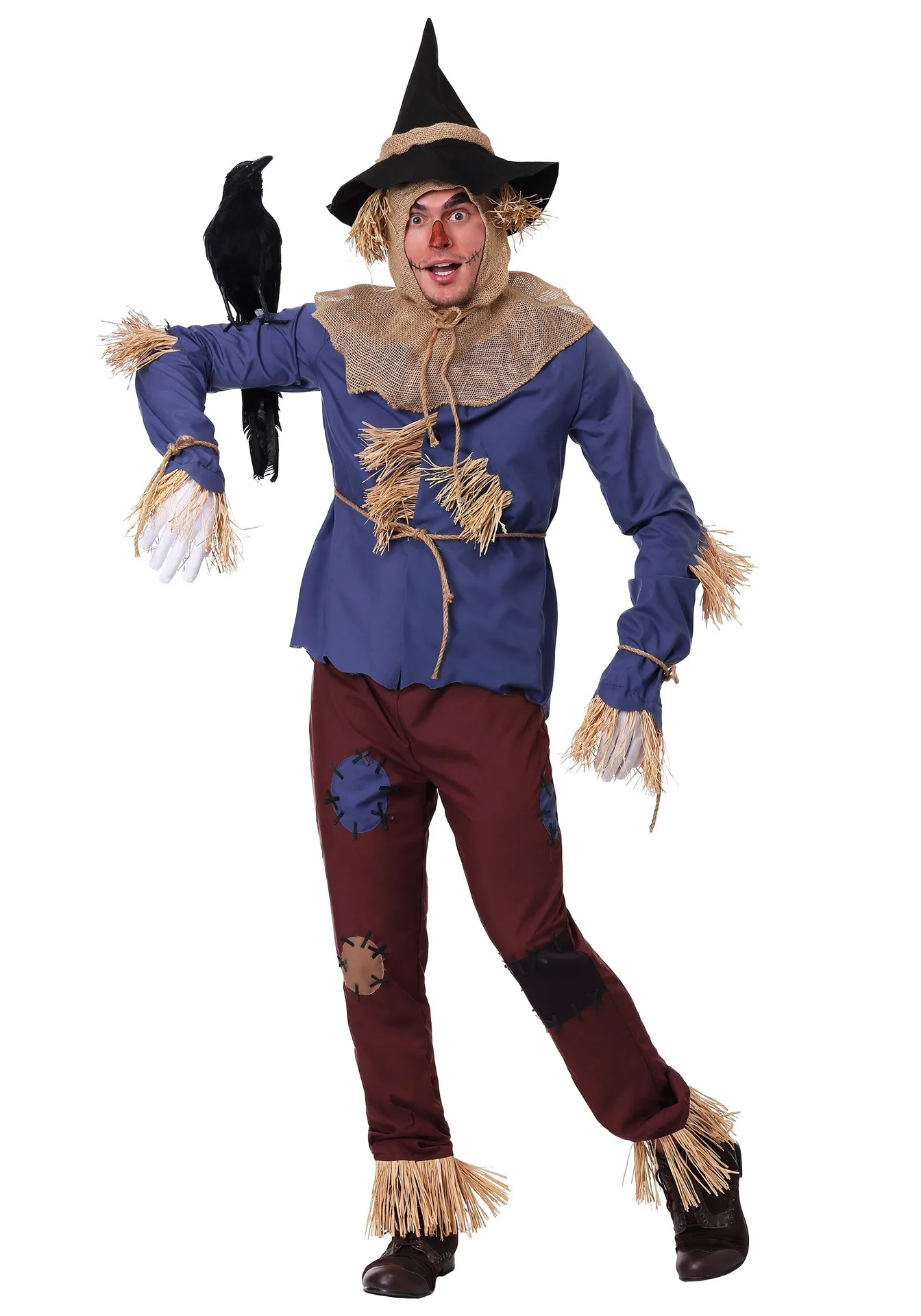 Scarecrow Costume Spaventapasseri Halloween Fai Da Te
