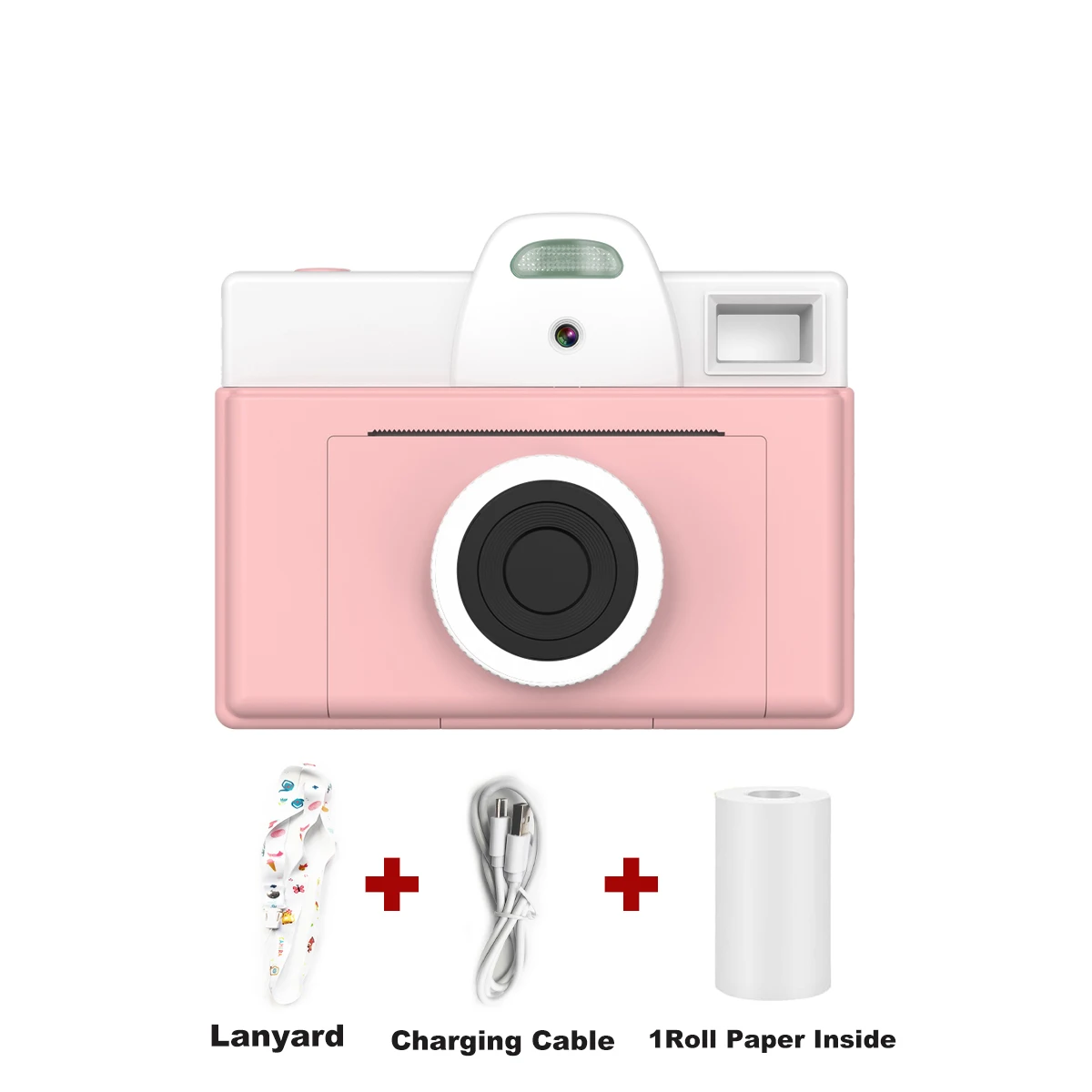 מצלמות דיגיטליות מיידיות לילדים לבנים ובנות, מצלמה דיגיטלית עם נייר מודפס מתנת חג המולד