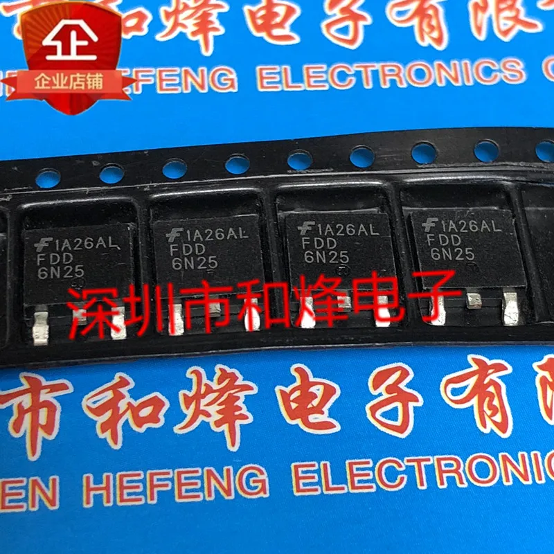 

5PCS-10PCS FDD6N25 TO-252 250V 4.4A NEW AND ORIGINAL ON STOCK