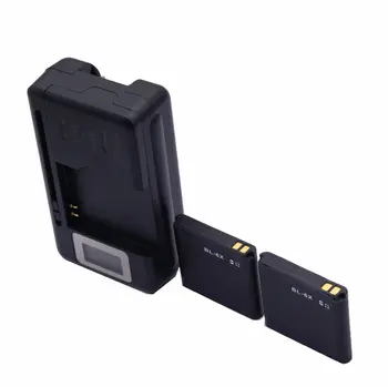 2x 700mAh 3.7V BP-6X BP6X Batteria per telefono + caricabatterie per Nokia 8800 8800S 8800D 8800SE N73I 8860 8861 8801 Batterie per cellulari
