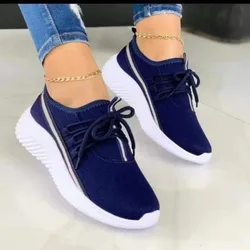new Women‘s’ Sneakers Platform Shoes Women Air Permeability Fabric Casual Sport Ladies Outdoor Running Shoes Zapatillas Mujer
