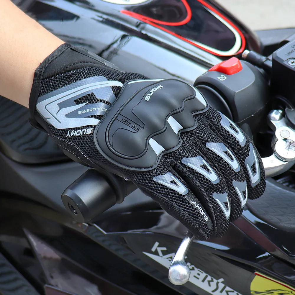 Suomy Motorcycle Gloves Motorbike Gloves Touch Screen Breathable Guantes Moto Racing Summer Spring Men Women Luva Moto DH motorcycle gloves,sports gloves