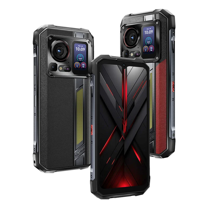 HOTWAV Hyper 7 Pro 5G Rugged Smartphone Dual Screen 6.6 36GB+256GB 10800mAh NFC