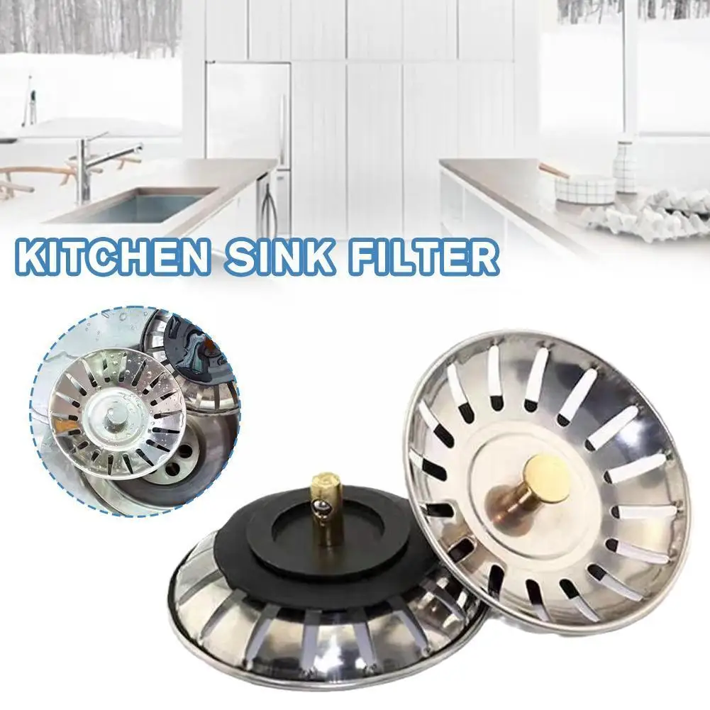 

Stainless Steel Pool Bathtub Hair Catcher Stopper Bathroom Sink Waste Plug Kitchen Tools Drains Accessories Strainer Filter N2V5