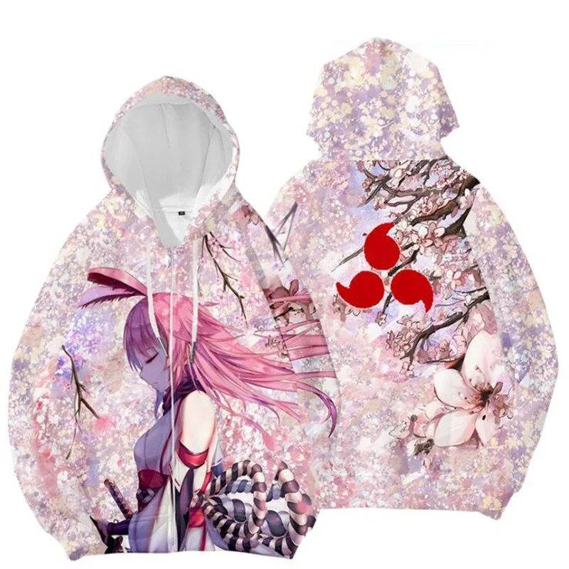 Anime Honkai Impact 3rd Cosplay Costume Kiana Kaslana Theresa Yae Sakura Seele Fu Hua Raiden Mei 3D Hoodie Zip Hooded Sweatshirt