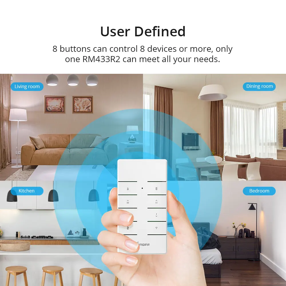 Sonoff rf r2 interruptor wi-fi inteligente sem