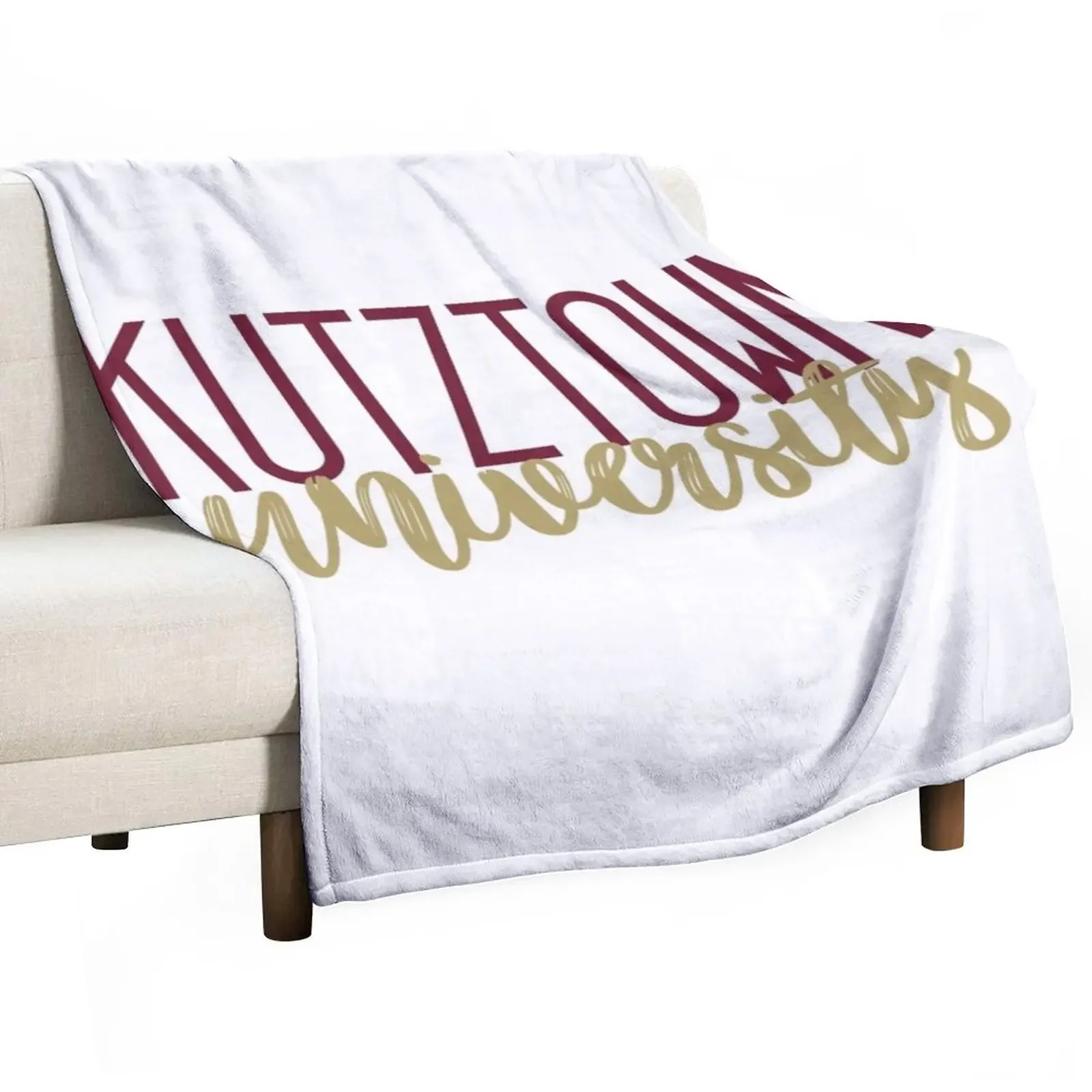 

Kutztown University Throw Blanket Winter beds Furrys Blankets