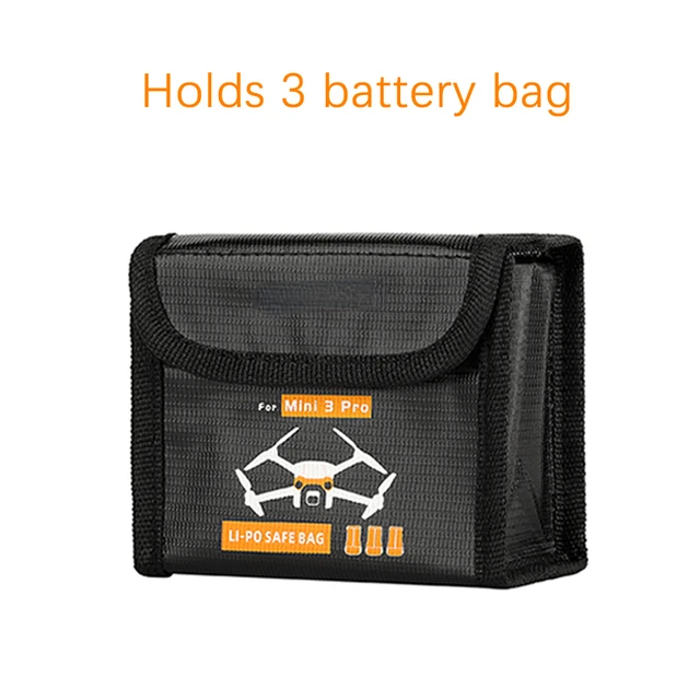 

Battery Safe Bag for DJI Mini 3 Pro Battery Protective Case Transport Safe Explosion-proof Storage Bag Accessories