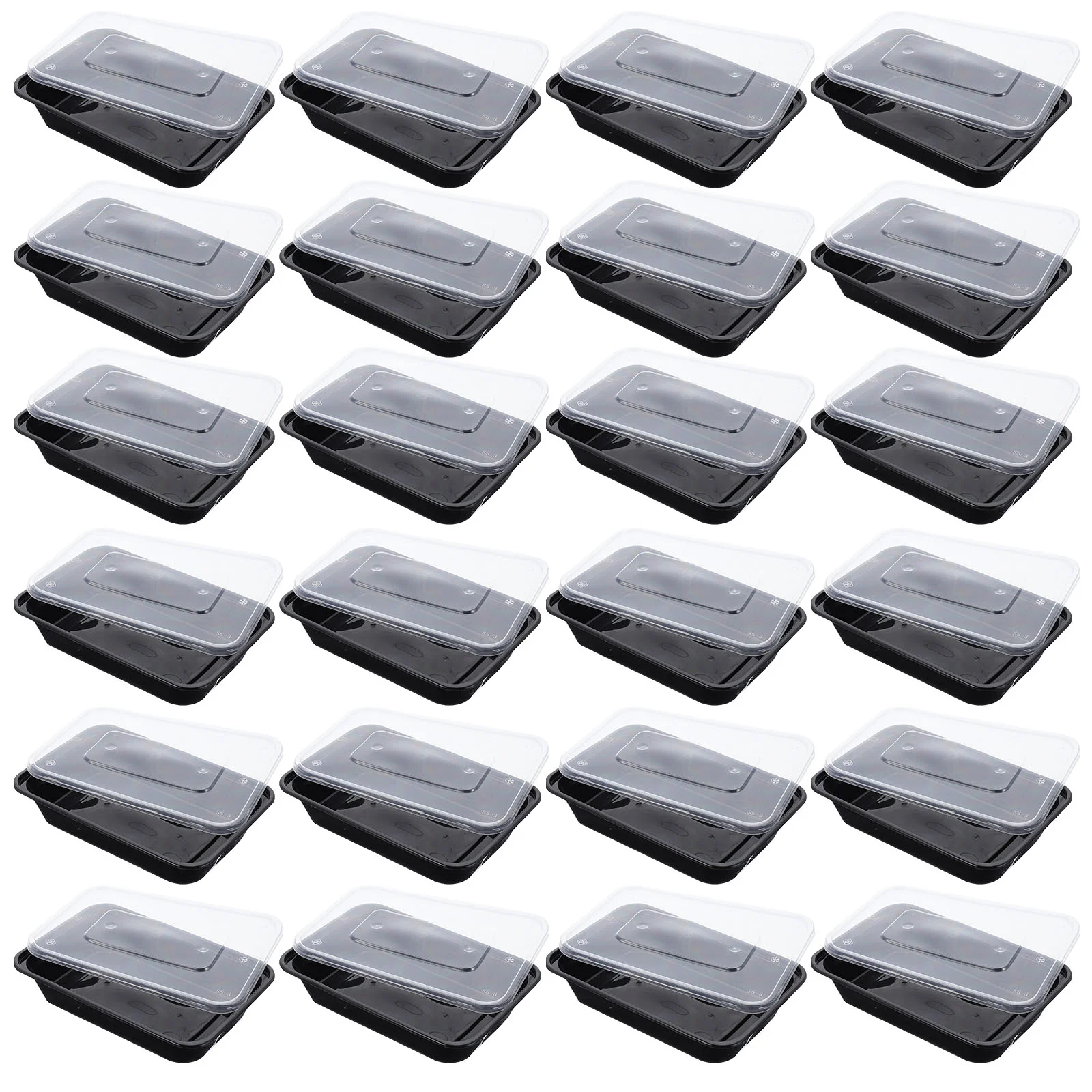 

50Pcs To Go Boxes Disposable Food Wrapping Boxes Rice Pack Boxes Food Containers