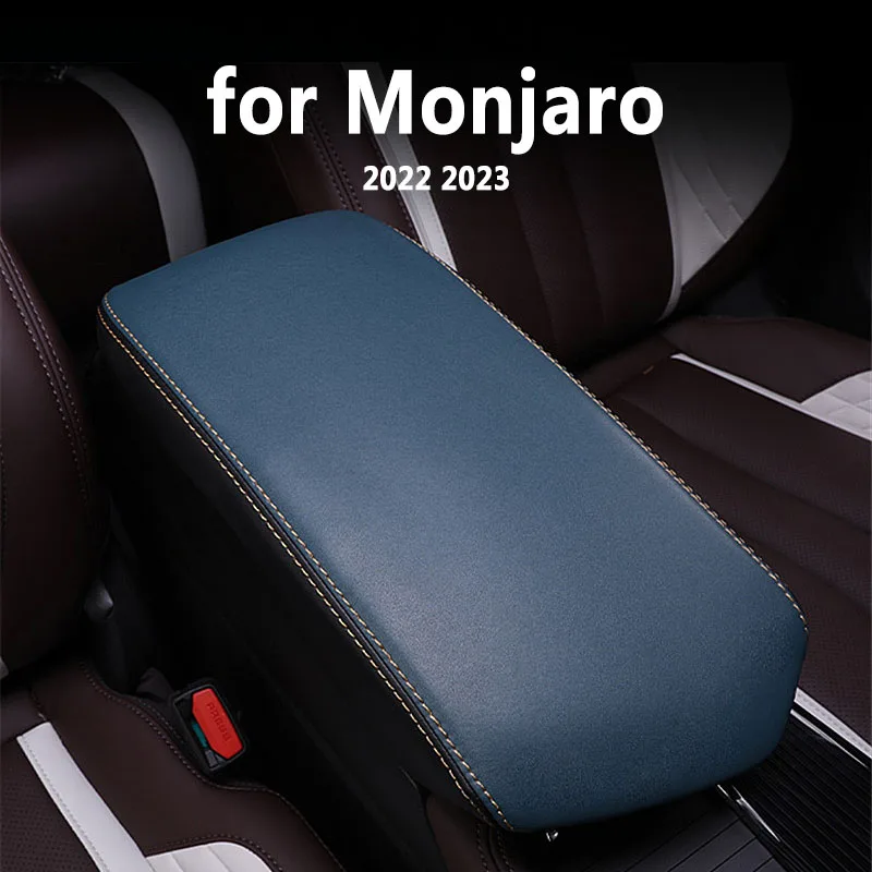 

Аксессуары для украшения интерьера автомобиля для GEELY Monjaro 2022 2023, кожаный подлокотник, защитная модификация крышки