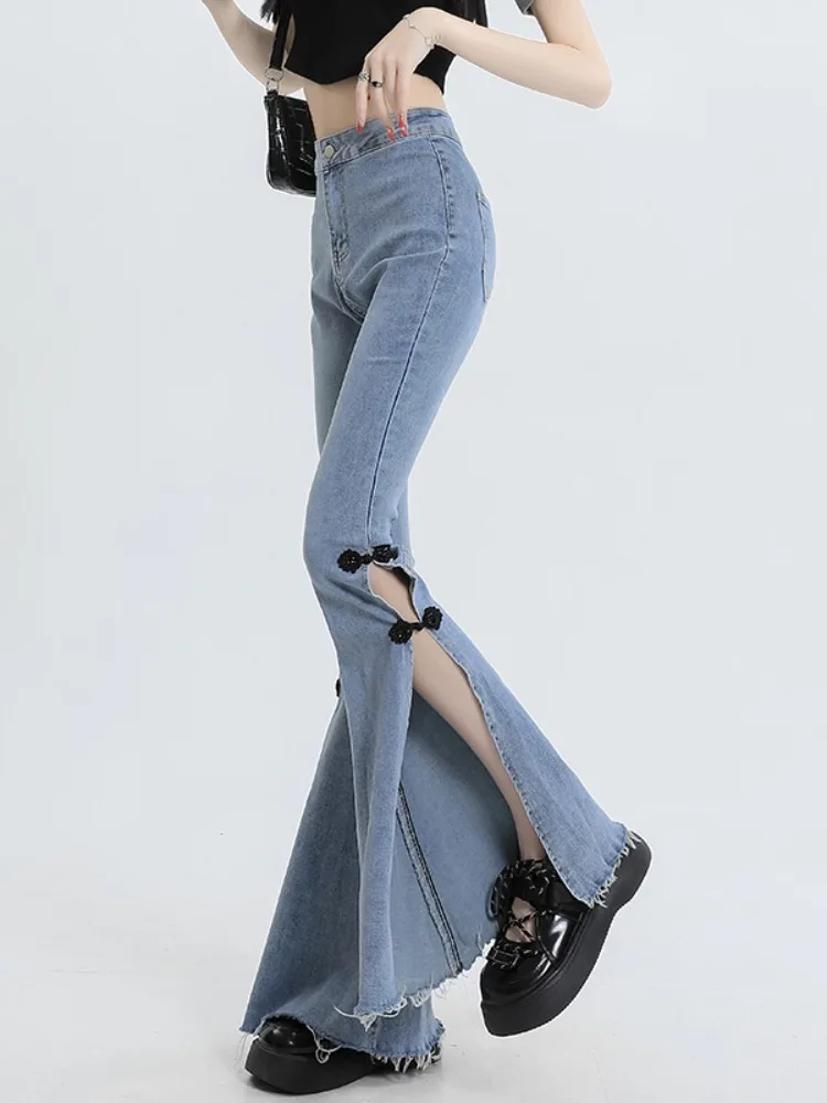 Suspender High-Rise Flare Jeans  Flare jeans outfit, Fashion outfits,  Stylish outfits