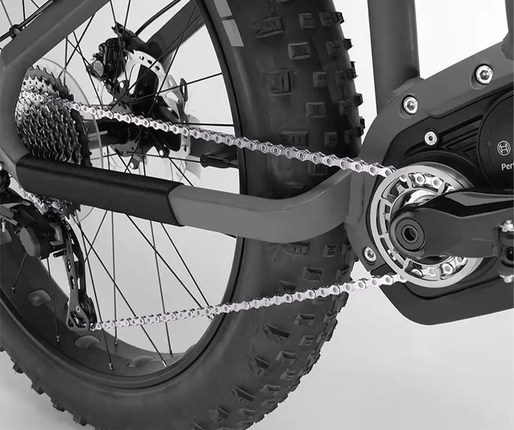 KMC e-bike Serie 8-12s Bicicletta con assistenza elettrica Scudo per catena universale Tech Scudo circolare Tecnologia di rivettatura - immagine 5