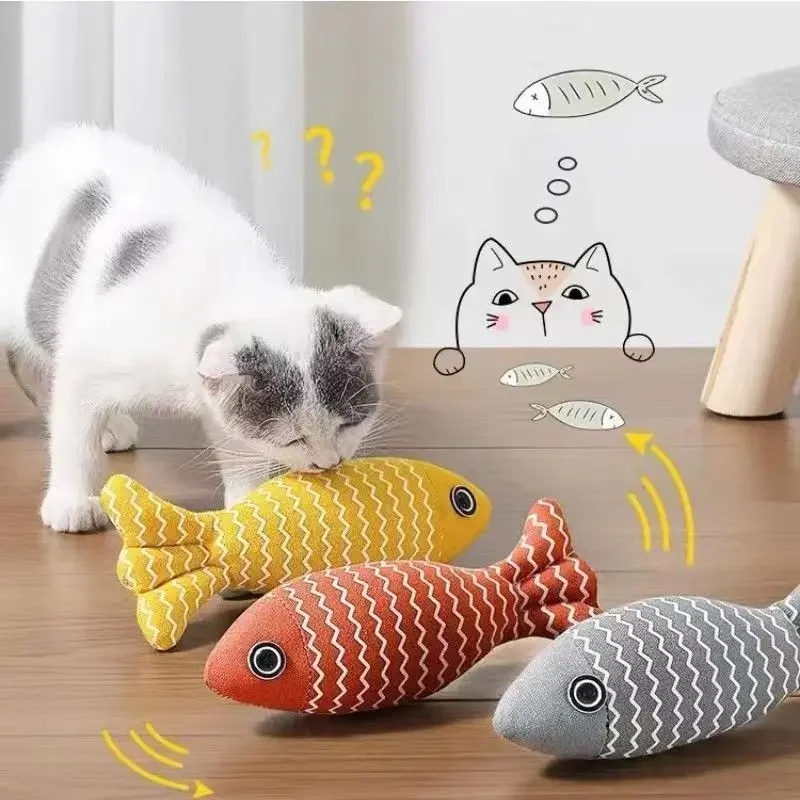 Cat Toys Catnip Pets Toy Cats Supplies Cute Cat Puppy Kitten Teeth Grinding Cat Plush Thumb Pillow Protect Mouth Pet Accessories