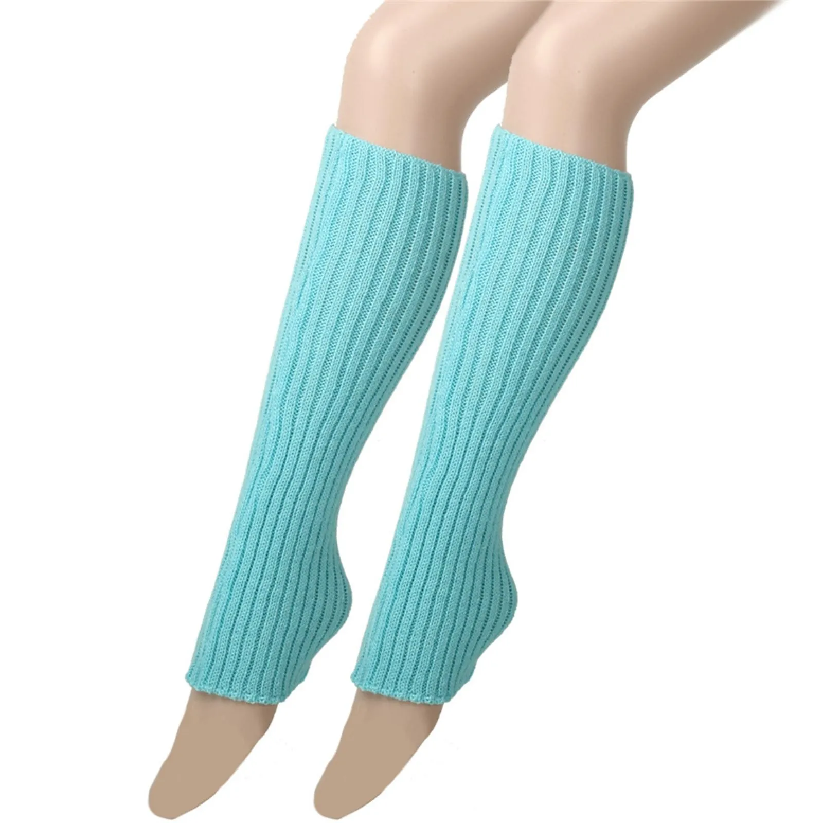 Damen Basic Candy Color Lange Beinwärmer Mode Lolita Gestrickte Häkelsocken Stiefel Party Tanz Cosplay Zubehör – Detail 7