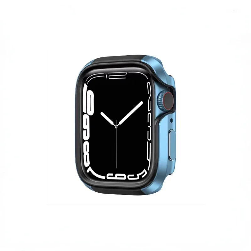 Premium Aluminum Alloy Watch Case - Durable Metal + TPU Protection