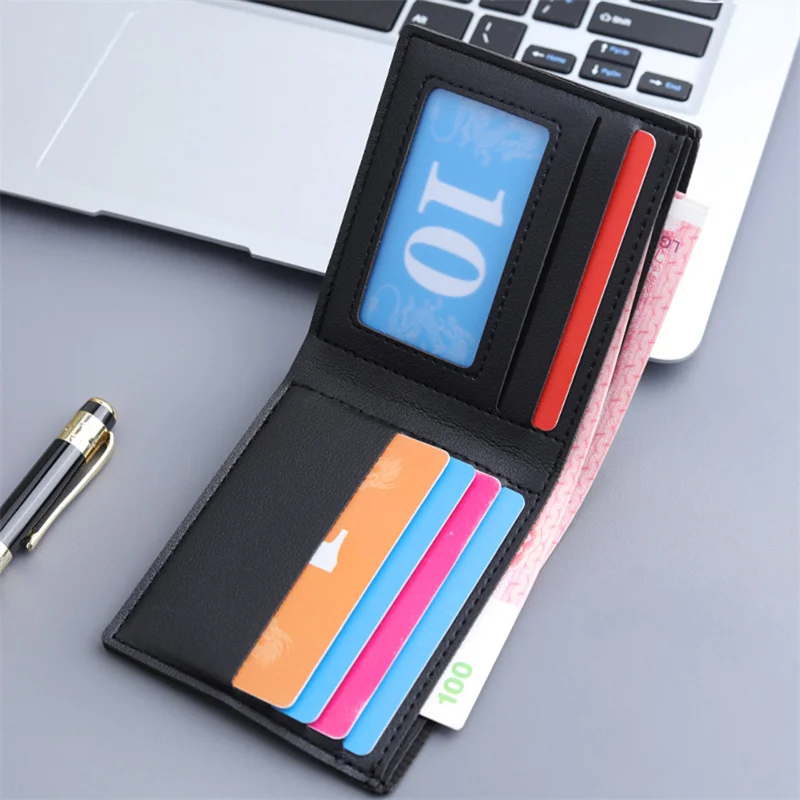 Fashion PU Leather Men's Wallet Retro Handmade Wallet for Men Durable Real Leather Purse for Men Coin Purse