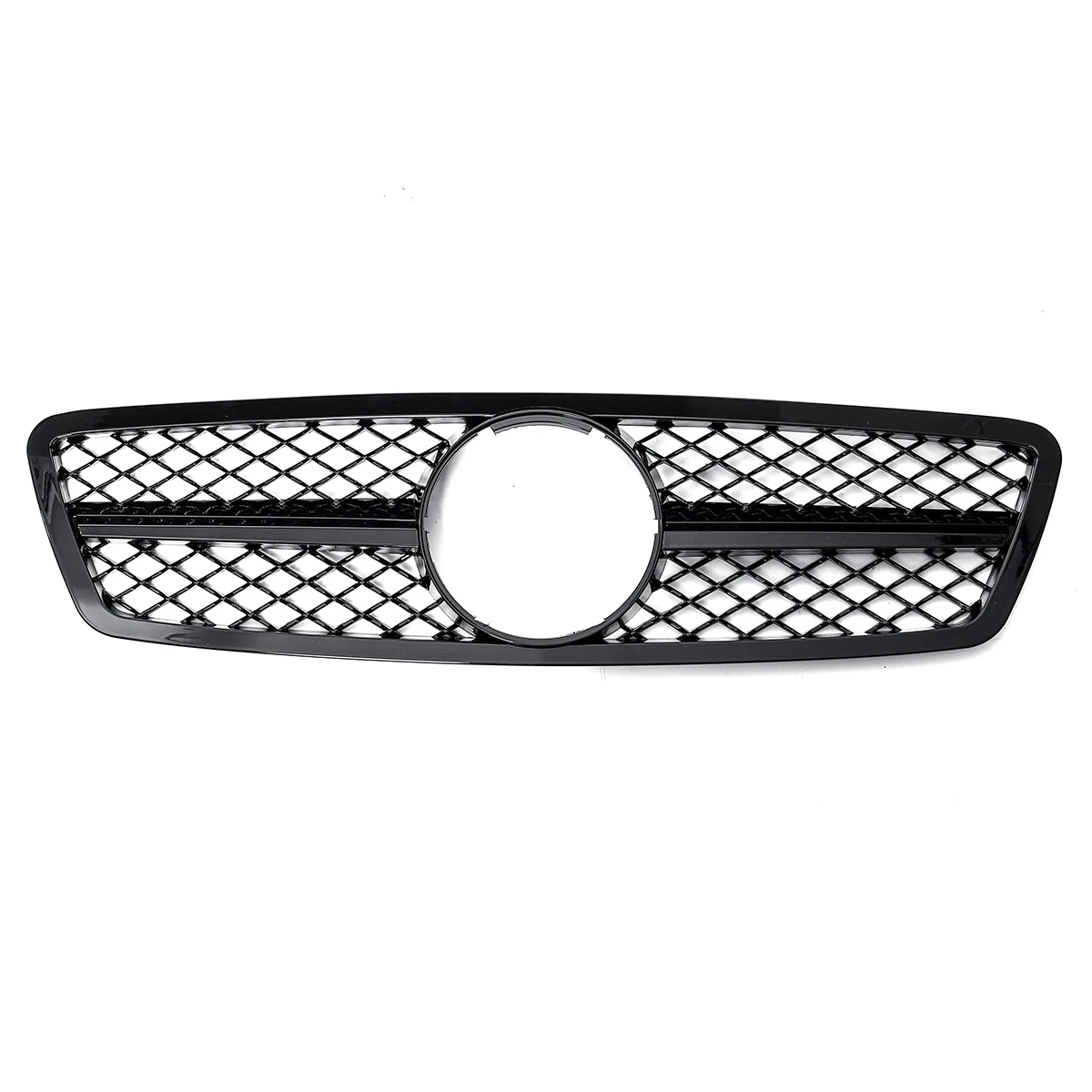 

Car Front Bumper Grille Grill Glossy Black for Mercedes-Benz C-Class W203 C280 C320 C240 C200 C63 2000-2006